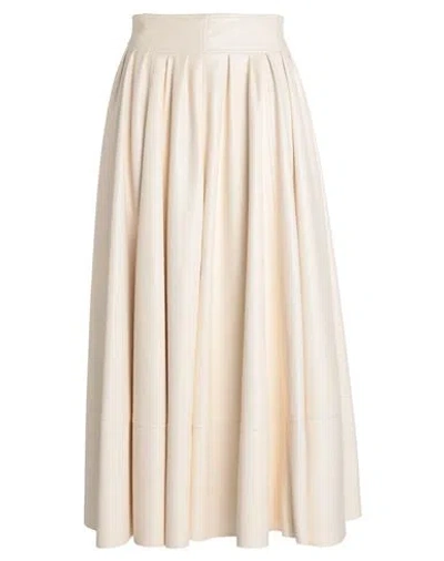 Philosophy Di Lorenzo Serafini Woman Maxi Skirt Ivory Size 4 Polyester In White