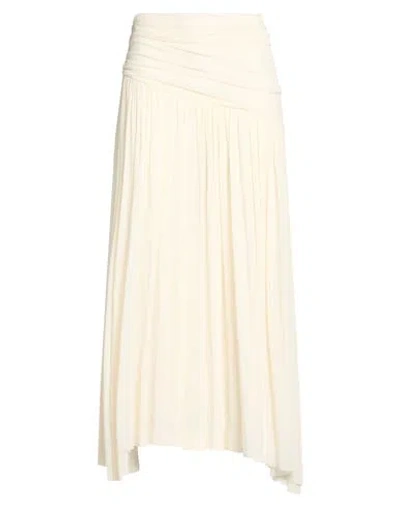 Philosophy Di Lorenzo Serafini Woman Maxi Skirt Ivory Size 8 Polyamide In White