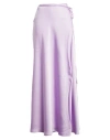Philosophy Di Lorenzo Serafini Woman Maxi Skirt Lilac Size 8 Polyester In Purple