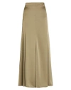Philosophy Di Lorenzo Serafini Woman Maxi Skirt Military Green Size 8 Polyester
