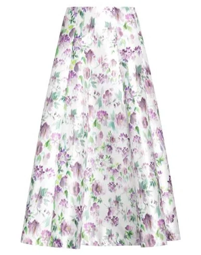 Philosophy Di Lorenzo Serafini Woman Maxi Skirt White Size 8 Polyester