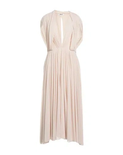 Philosophy Di Lorenzo Serafini Woman Midi Dress Beige Size 8 Polyamide In Neutral