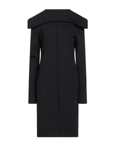 Philosophy Di Lorenzo Serafini Woman Midi Dress Black Size 10 Polyamide, Elastane In Multi