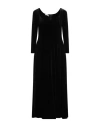 Philosophy Di Lorenzo Serafini Woman Midi Dress Black Size 8 Polyester, Elastane In Black