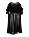 Philosophy Di Lorenzo Serafini Woman Midi Dress Black Size 6 Polyamide In Black