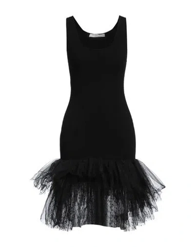 Philosophy Di Lorenzo Serafini Woman Midi Dress Black Size 6 Viscose, Polyester