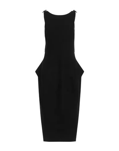 Philosophy Di Lorenzo Serafini Woman Midi Dress Black Size 6 Viscose, Polyester