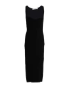 Philosophy Di Lorenzo Serafini Woman Midi Dress Black Size 8 Viscose, Polyamide, Elastane In Black