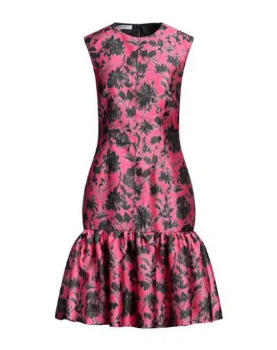 Philosophy Di Lorenzo Serafini Woman Midi Dress Fuchsia Size 10 Polyester In Pink