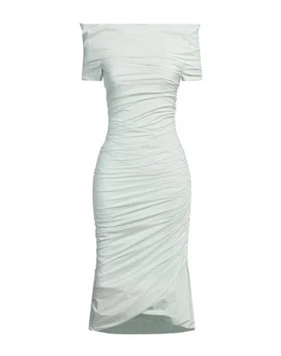 Philosophy Di Lorenzo Serafini Woman Midi Dress Light Green Size 6 Polyester, Polyamide, Elastane