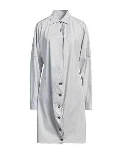 Philosophy Di Lorenzo Serafini Woman Midi Dress Light Grey Size 6 Polyester, Polyamide, Elastane