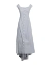 Philosophy Di Lorenzo Serafini Woman Midi Dress Navy Blue Size 10 Cotton In Navy Blue
