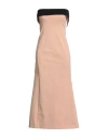 Philosophy Di Lorenzo Serafini Woman Midi Dress Blush Size 4 Cotton, Elastane