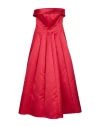 Philosophy Di Lorenzo Serafini Midikleid Mit Falten In Red