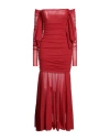 Philosophy Di Lorenzo Serafini Woman Midi Dress Red Size 6 Polyamide