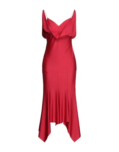 Philosophy Di Lorenzo Serafini Midi Dresses In Red
