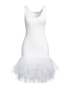 Philosophy Di Lorenzo Serafini Woman Midi Dress White Size 6 Viscose, Polyester