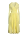 Philosophy Di Lorenzo Serafini Woman Midi Dress Yellow Size 6 Polyamide