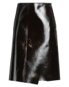 Philosophy Di Lorenzo Serafini Woman Midi Skirt Dark Brown Size 4 Wool, Polyamide, Polyurethane Resi