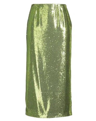 Philosophy Di Lorenzo Serafini Sequin Longuette Midi-skirt In Green