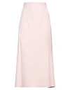 Philosophy Di Lorenzo Serafini Woman Midi Skirt Light Pink Size 6 Polyamide, Elastane