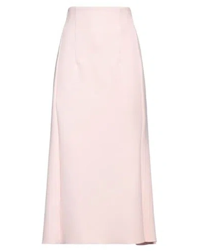 Philosophy Di Lorenzo Serafini Woman Midi Skirt Light Pink Size 6 Polyamide, Elastane