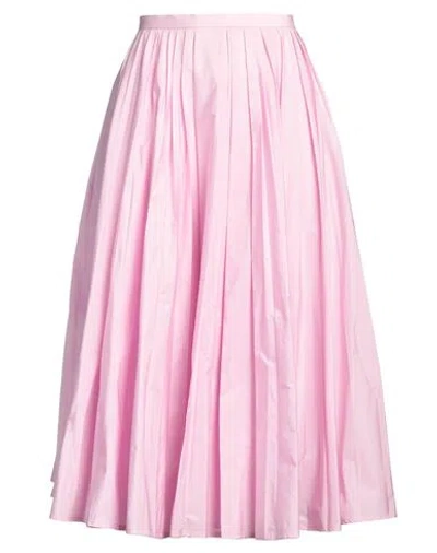 Philosophy Di Lorenzo Serafini Woman Midi Skirt Pink Size 6 Polyester