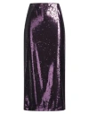 Philosophy Di Lorenzo Serafini Woman Midi Skirt Purple Size 4 Polyester, Polyamide