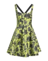 Philosophy Di Lorenzo Serafini Woman Mini Dress Acid Green Size 8 Polyester