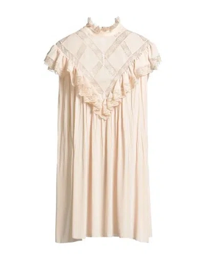 Philosophy Di Lorenzo Serafini Woman Mini Dress Beige Size 6 Polyester, Polyamide In White