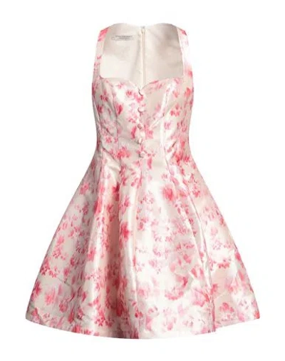 PHILOSOPHY DI LORENZO SERAFINI PHILOSOPHY DI LORENZO SERAFINI WOMAN MINI DRESS BEIGE SIZE 8 POLYESTER