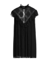 Philosophy Di Lorenzo Serafini Woman Mini Dress Black Size 10 Polyester, Polyamide In Black