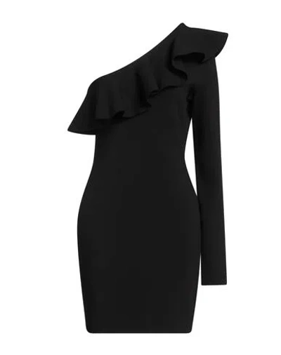 Philosophy Di Lorenzo Serafini Woman Mini Dress Black Size 10 Viscose, Polyamide