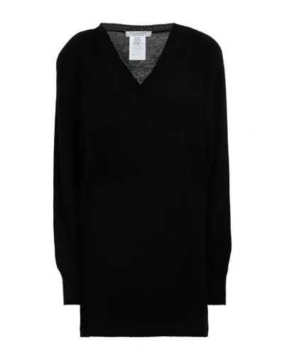 Philosophy Di Lorenzo Serafini Woman Mini Dress Black Size 4 Virgin Wool, Cashmere, Acrylic