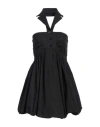 Philosophy Di Lorenzo Serafini Woman Mini Dress Black Size 8 Cotton, Elastane