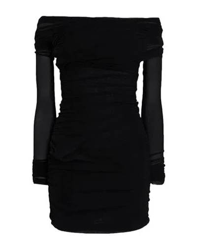 Philosophy Di Lorenzo Serafini Woman Mini Dress Black Size 6 Polyamide