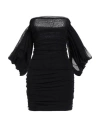 Philosophy Di Lorenzo Serafini Woman Short Dress Black Size 6 Polyamide In Black