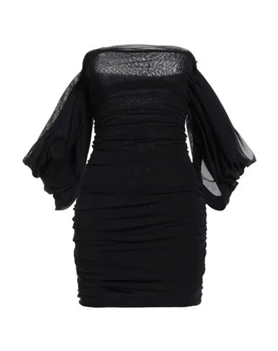 Philosophy Di Lorenzo Serafini Woman Short Dress Black Size 6 Polyamide