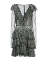 Philosophy Di Lorenzo Serafini Woman Mini Dress Green Size 4 Polyester In Black