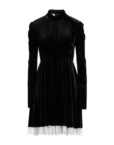 Philosophy Di Lorenzo Serafini Woman Mini Dress Black Size 6 Polyester, Elastane