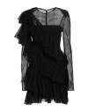 Philosophy Di Lorenzo Serafini Woman Mini Dress Black Size 6 Polyester, Elastane, Polyamide In Black