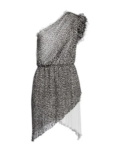 Philosophy Di Lorenzo Serafini Woman Mini Dress Black Size 6 Polyester, Polyamide