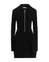 Philosophy Di Lorenzo Serafini Woman Mini Dress Navy Size 8 Viscose, Polyamide In Black
