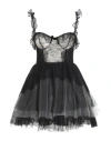 Philosophy Di Lorenzo Serafini Mini Dress Look2 In Black