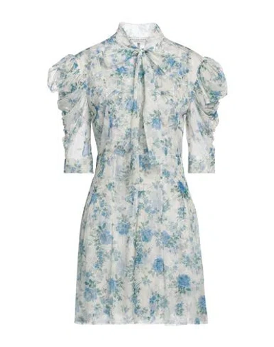 Philosophy Di Lorenzo Serafini Woman Mini Dress Blue Size 10 Polyester, Silk