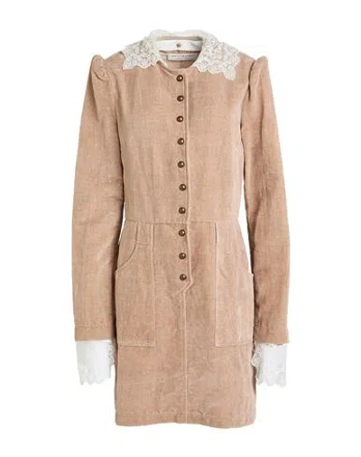 Philosophy Di Lorenzo Serafini Woman Mini Dress Blush Size 6 Cotton, Linen, Polyamide In Pink