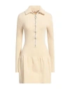 Philosophy Di Lorenzo Serafini Woman Mini Dress Cream Size 4 Viscose, Polyamide