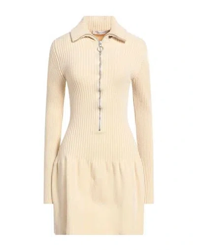 Philosophy Di Lorenzo Serafini Woman Mini Dress Cream Size 4 Viscose, Polyamide