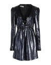 Philosophy Di Lorenzo Serafini Woman Mini Dress Dark Purple Size 4 Polyester In Purple
