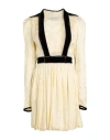 Philosophy Di Lorenzo Serafini Woman Mini Dress Ivory Size 4 Viscose, Silk In White
